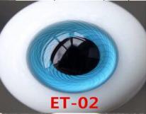 ET-02 BJD Glass Eyes Hand Made Doll Eyeballs Round Eyes With Handle