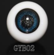 GYB-02 BJD Glass Eyes Hand Made Doll Eyeballs Round Eyes With Handle