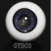 GYB-03 BJD Glass Eyes Hand Made Doll Eyeballs Round Eyes With Handle