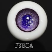 GYB-04 BJD Glass Eyes Hand Made Doll Eyeballs Round Eyes With Handle