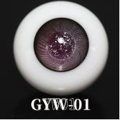GYW-01 BJD Glass Eyes Hand Made Doll Eyeballs Round Eyes With Handle