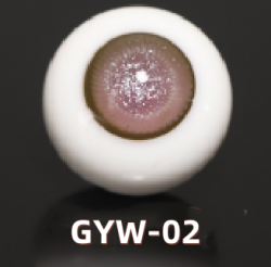 GYW-02 BJD Glass Eyes Hand Made Doll Eyeballs Round Eyes With Handle