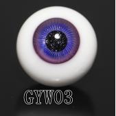 GYW-03 BJD Glass Eyes Hand Made Doll Eyeballs Round Eyes With Handle