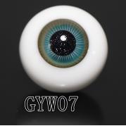 GYW-07 BJD Glass Eyes Hand Made Doll Eyeballs Round Eyes With Handle