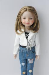 Newly Cute Braids BJD Synthetic Mohair Doll Wigs JD824B