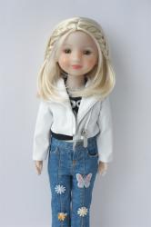 Newly Cute Braids BJD Synthetic Mohair Doll Wigs JD824B