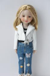 Newly Cute Braids BJD Synthetic Mohair Doll Wigs JD824B