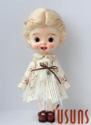 Pretty Braids Short Curly  BJD Mohair Doll WigsJD089