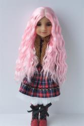 Newly Soft Material Curly BJD Synthetic Mohair Doll Wig JD862