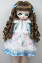 Newly Material Pretty Curly BJD Synthetic Mohair Doll Wig JD869