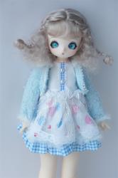 Cute Briads New Material Combed Mohair BJD Wig JD249L