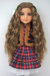 Newly Soft Material Curly BJD Synthetic Mohair Doll Wig JD880