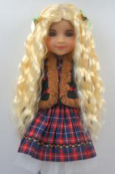 Newly Soft Material Curly BJD Synthetic Mohair Doll Wig JD880