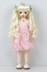Newly Pretty Curly BJD Synthetic Mohair Doll Wig JD869