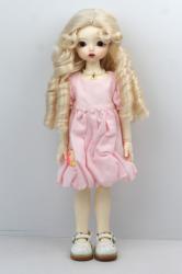 Newly Pretty Curly BJD Synthetic Mohair Doll Wig JD809