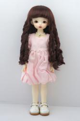 Cute Long Curly BJD Synthetic Mohair Doll Wig JD872