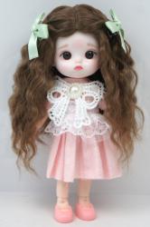 Newly Soft Material Curly BJD Synthetic Mohair Doll Wig JD880