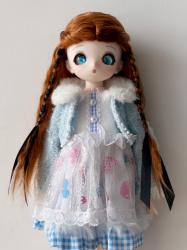 New Arrival Long Princess Curly BJD Synthetic Mohair Doll Wigs JD913