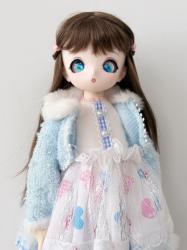 New Arrival Pretty Full Bang BJD Synthetic Mohair Doll Wigs JD914