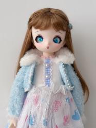 New Arrival Pretty Full Bang BJD Synthetic Mohair Doll Wigs JD914
