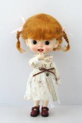 Lovely Twin Tail Mohair BJD Doll Wigs JD540