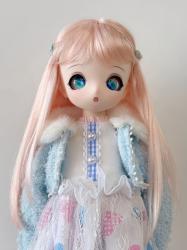 New Arrival Pretty Full Bang BJD Synthetic Mohair Doll Wigs JD914