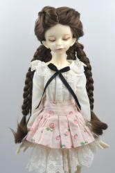 NewestPretty Double Braids BJD Synthetic Mohair Doll Wigs JD916